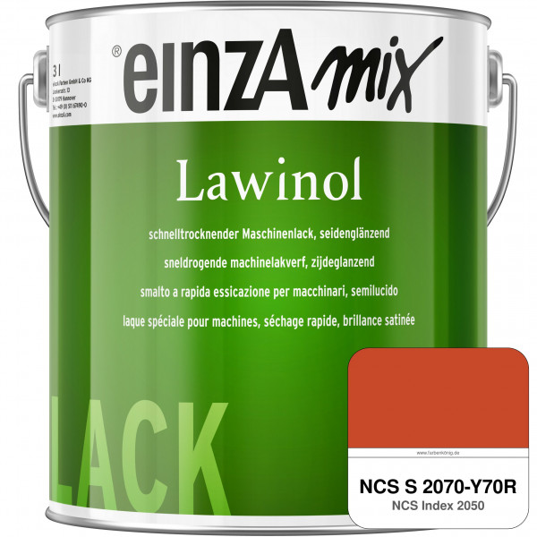 einzA Lawinol seidenglänzend (NCS S 2070-Y70R)