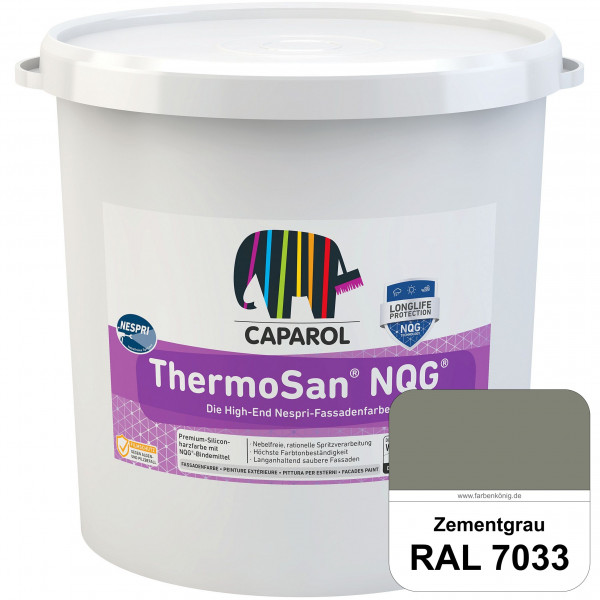 ThermoSan® NQG® Nespri (RAL 7033 Zementgrau) Siliconharz-Bindemittelkombination mit integrierter Nan