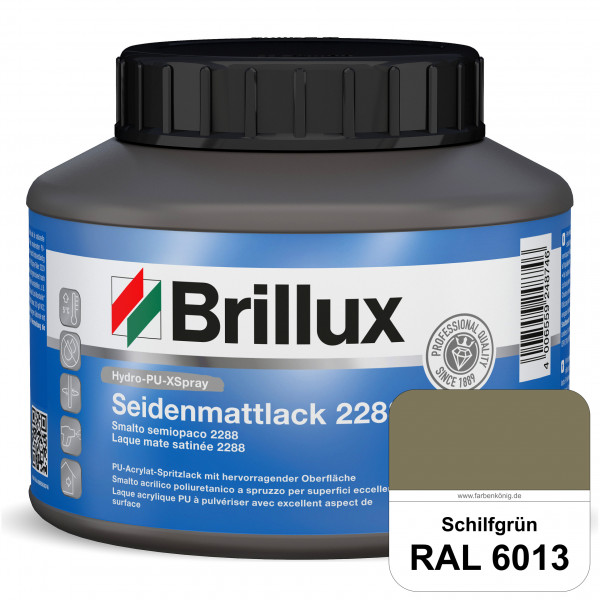 Hydro-PU-XSpray Seidenmattlack 2288 (RAL 6013 Schilfgrün) hochwertiger Lack speziell für das XVLP-Sp