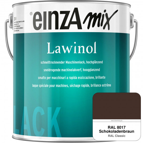 einzA Lawinol hochglänzend (RAL 8017 Schokoladenbraun)