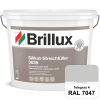 Silikat-Streichfüller ELF 3639 (RAL 7047 Telegrau 4) Wetterbeständiger, gebrauchsfertiger Streichfül