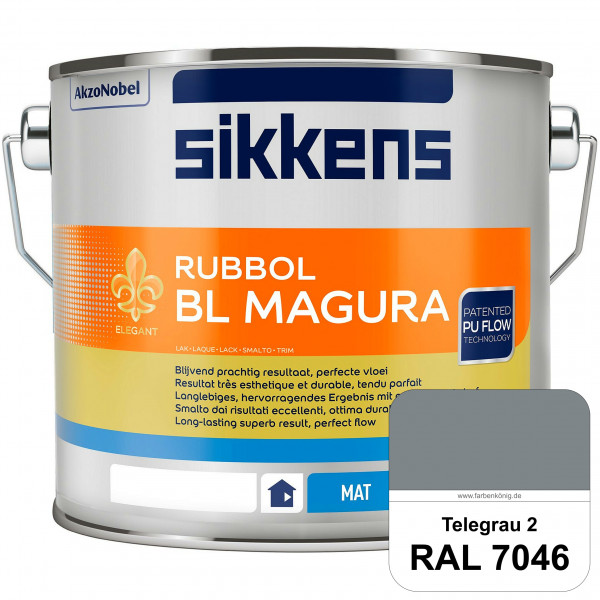 Rubbol BL Magura (RAL 7046 Telegrau 2) matter PU-Lack (wasserbasiert) innen & außen