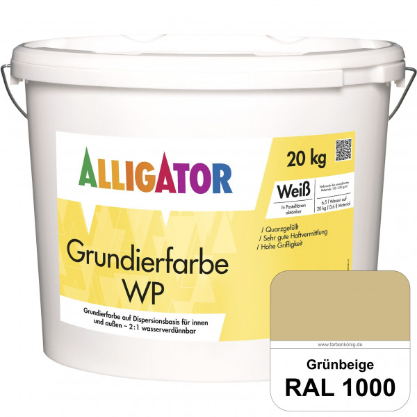 Grundierfarbe WP (RAL 1000 Grünbeige)