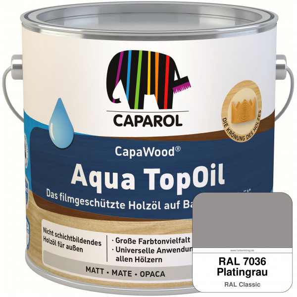 CapaWood® AquaTopOil (RAL 7036 Platingrau)