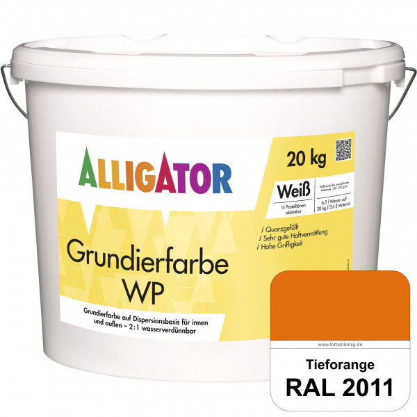 Grundierfarbe WP (RAL 2011 Tieforange)