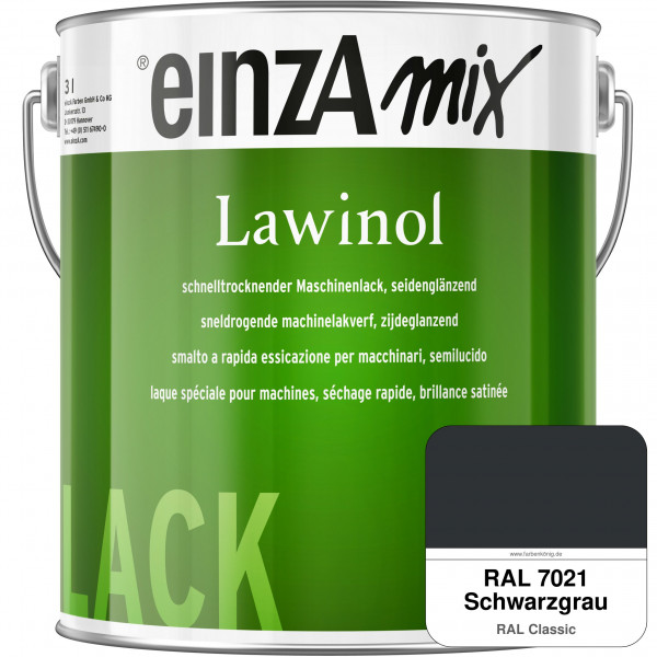 einzA Lawinol seidenglänzend (RAL 7021 Schwarzgrau)