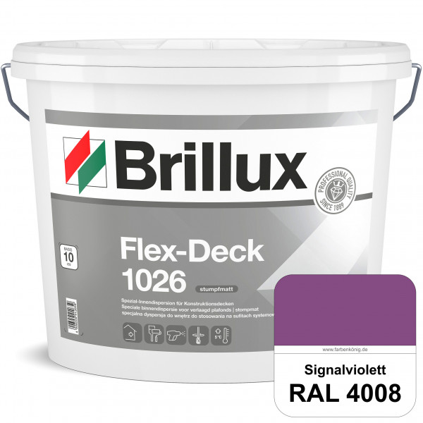 Flex-Deck ELF 1026 (RAL 4008 Signalviolett) Hochwertige Innendispersion für Decken mit Installatione