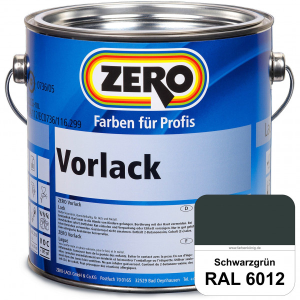 Vorlack (RAL 6012 Schwarzgrün)