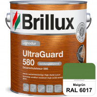 Lignodur UltraGuard 580 (Dauerschutzlasur 580) RAL 6017 Maigrün