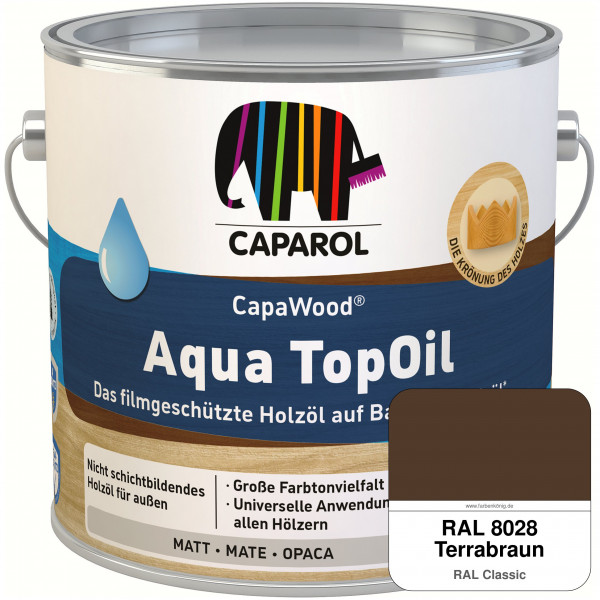 CapaWood® AquaTopOil (RAL 8028 Terrabraun)