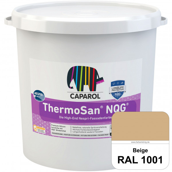 ThermoSan® NQG® Nespri (RAL 1001 Beige) Siliconharz-Bindemittelkombination mit integrierter Nano-Qua