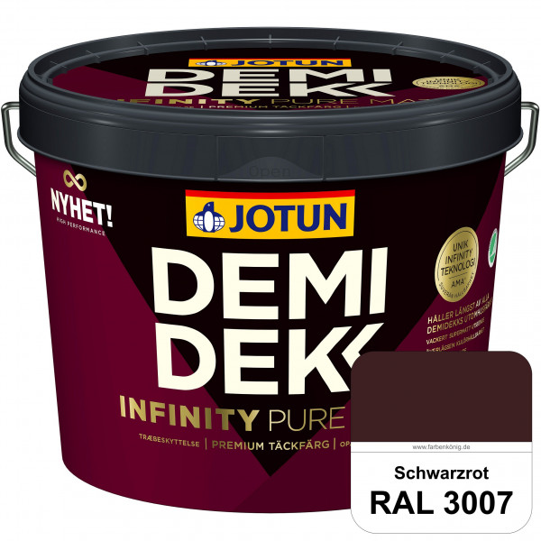 DEMIDEKK Infinity Pure Mat (ehemals Demidekk Ultimate Helmatt) - Deckende, matte Holzfarbe (RAL 3007