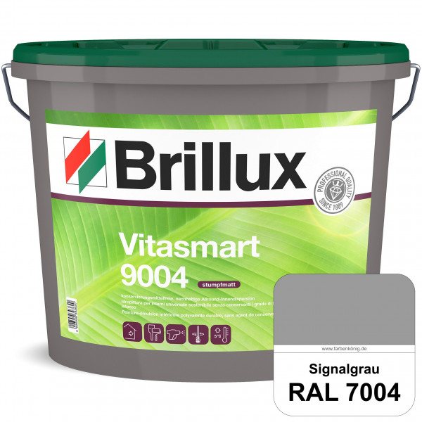 Vitasmart 9004 (RAL 7004 Signalgrau) Hochwertige matte konservierungsmittelfreie Innendispersion für