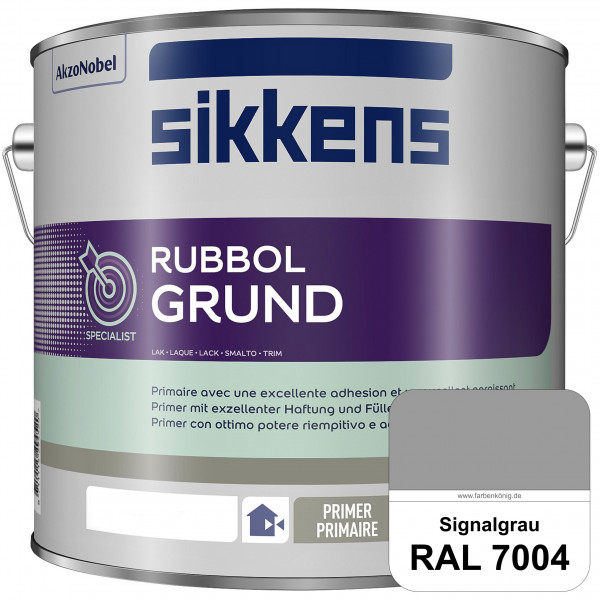 Rubbol Grund (RAL 7004 Signalgrau) Seidenmatte Grund- und Zwischenbeschichtung auf Kunstharzbasis (i