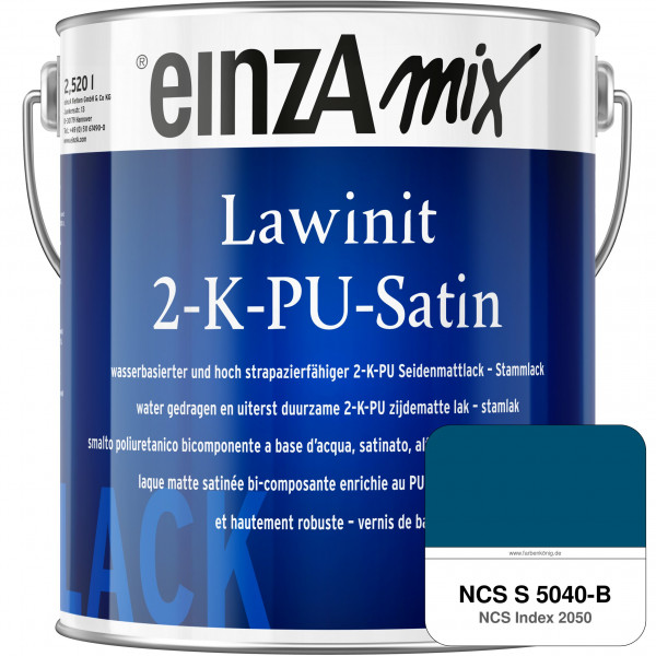 einzA Lawinit 2-K-PU Satin Stammlack (NCS S 5040-B)