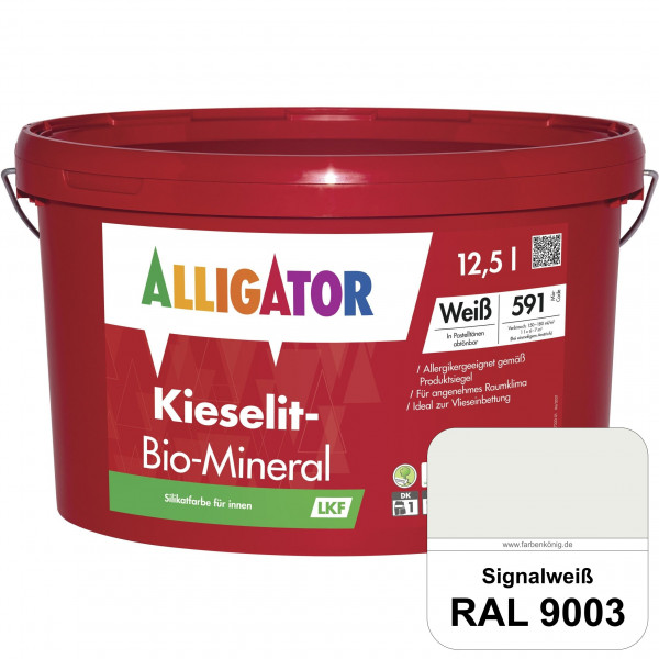 Kieselit-Bio-Mineral LKF (RAL 9003 Signalweiß)