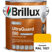 Lignodur UltraGuard 580 (Dauerschutzlasur 580) RAL 1021 Rapsgelb