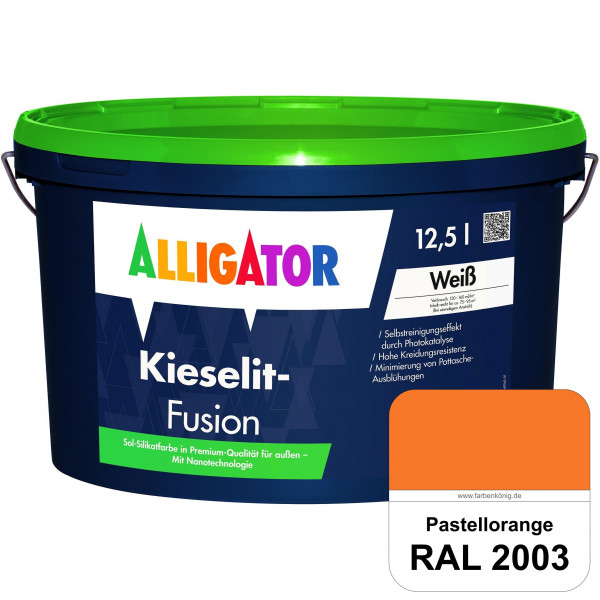 Kieselit Fusion (RAL 2003 Pastellorange)
