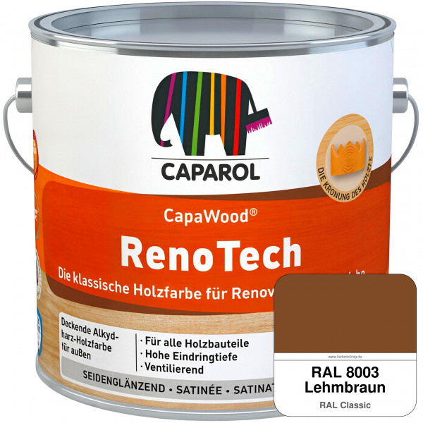 CapaWood® RenoTech (RAL 8003 Lehmbraun) - ersetzt Capadur RenoTech