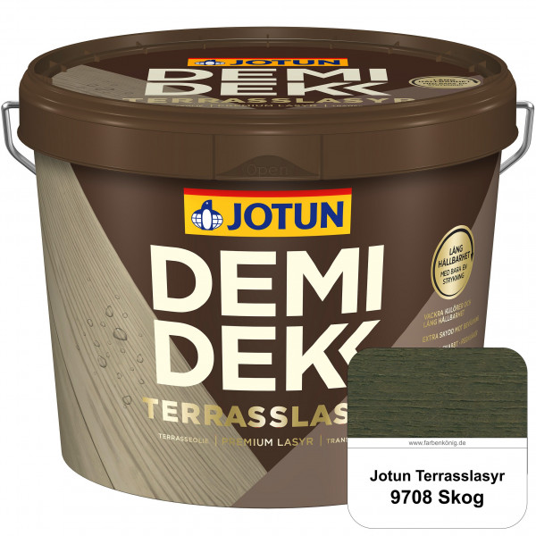 DEMIDEKK Terrasslasyr - Holzöl (9708 Skog)