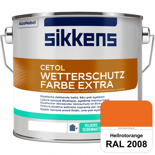Cetol Wetterschutzfarbe Extra (RAL 2008 Hellrotorange)