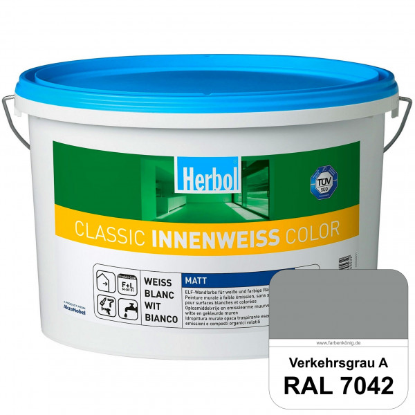 Classic Innenweiss Color (RAL 7042 Verkehrsgrau A) Hochwertige Renovierungsfarbe