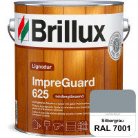 ImpraGuard 625 (RAL 7001 Silbergrau) imprägnierende Lasur (lösemittelhaltig) für allen Laub- und Nad