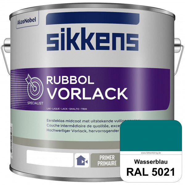 Rubbol Vorlack (RAL 5021 Wasserblau) Aromatenfreier Vorlack der Spitzenklasse (außen & innen)