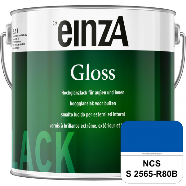einzA Gloss (NCS S 2565-R80B) Hochwertiger Alkydharzlack in Premium-Qualität, hochglänzend.
