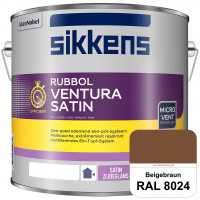 Vorschau: Rubbol Ventura Satin (RAL 8024 Beigebraun) Seidenglanzlack (lösemittelhaltig) Fenster & Türen außen Vorschau: Rubbol Ventura Satin (RAL 8024 Beigebraun) Seidenglanzlack (lösemittelhaltig) Fenster & Türen außen
