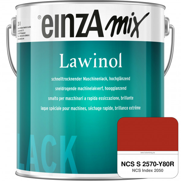 einzA Lawinol hochglänzend (NCS S 2570-Y80R)