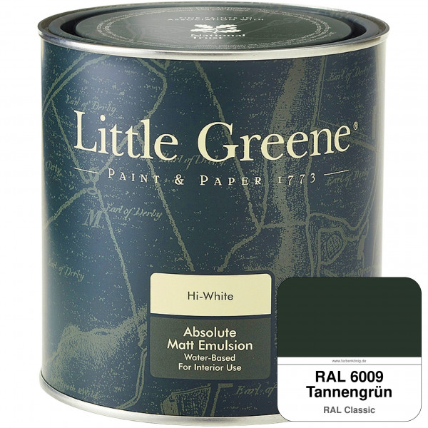 Absolute Matt Emulsion - Sample Pot 250 ml (RAL 6009 Tannengrün)