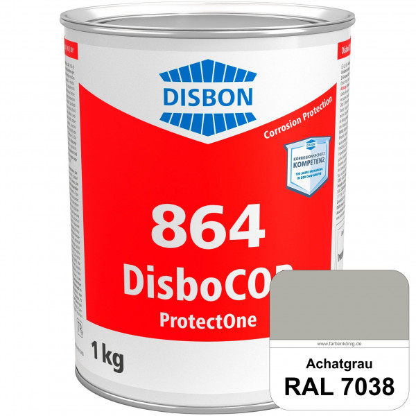 DisboCOR 864 ProtectOne (RAL 7038 Achatgrau) 1-Topf-geeignete Korrosionsschutz für alle metallische