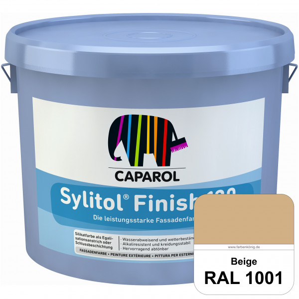 Sylitol® Finish 130 (RAL 1001 Beige) wetterbeständige Fassadenbeschichtungen auf Silikatbasis