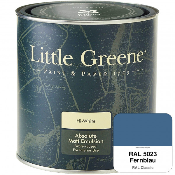 Absolute Matt Emulsion - Sample Pot 250 ml (RAL 5023 Fernblau)