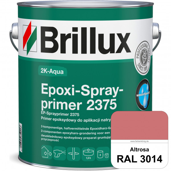 2K-Aqua Epoxi-Sprayprimer 2375 (RAL 3014 Altrosa) haftvermittelnde 2K-Grundierung auf nicht saugende