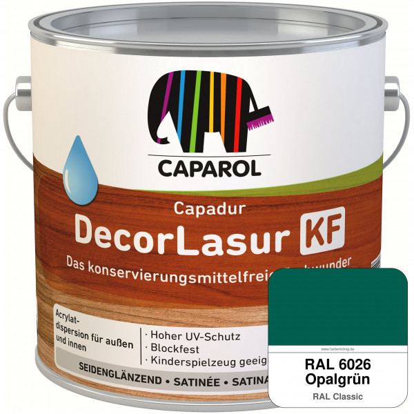Caparol Capadur DecorLasur KF (RAL 6026 Opalgrün)