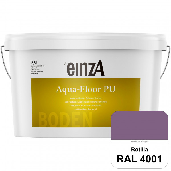 einzA Aqua-Floor PU (RAL 4001 Rotlila) seidenglänzender Acryl-PU-Bodenbeschichtung