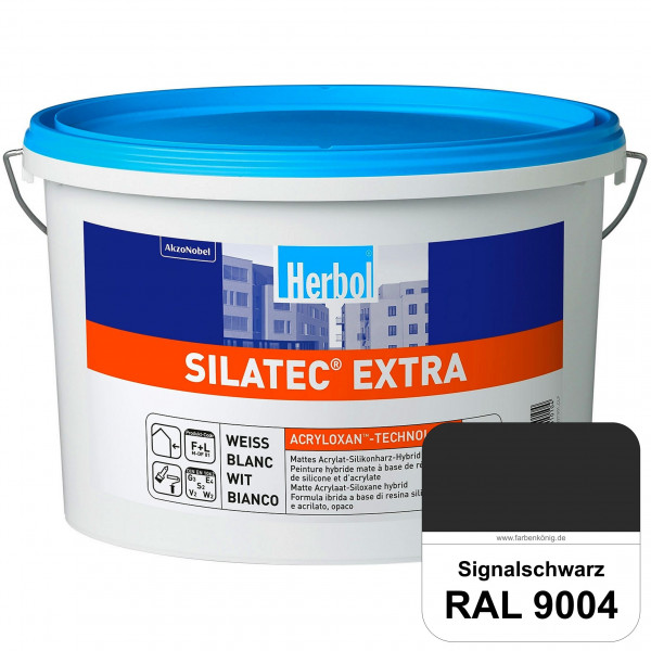 Silatec Extra (RAL 9004 Signalschwarz) Siliconharz-Hybrid-Fassadenfarbe