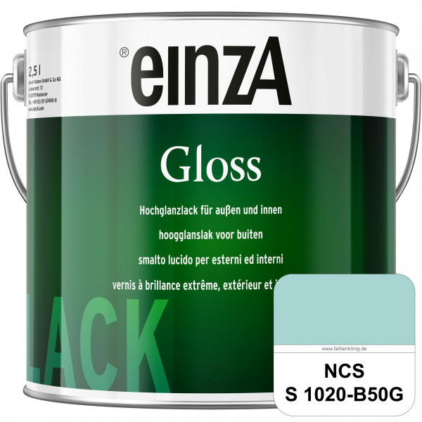 einzA Gloss (NCS S 1020-B50G) Hochwertiger Alkydharzlack in Premium-Qualität, hochglänzend.