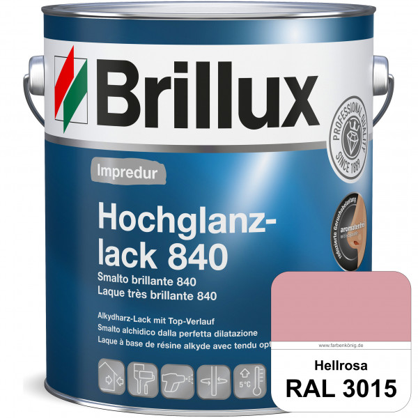 Impredur Hochglanzlack 840 (RAL 3015 Hellrosa) für Holz- und Metallflächen (löselmittelhaltig) innen