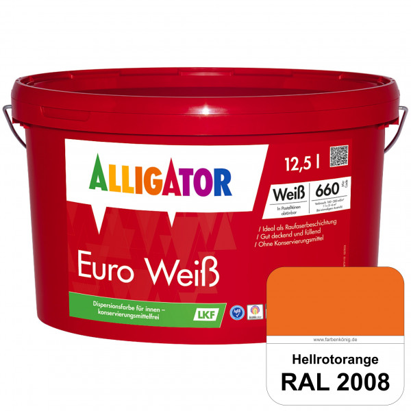 Euro Weiß LKF (RAL 2008 Hellrotorange)