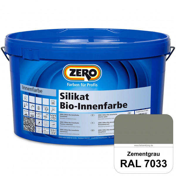 Silikat Bio-Innenfarbe (RAL 7033 Zementgrau)