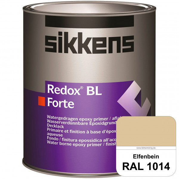 Redox BL Forte (RAL 1014 Elfenbein) seidenmatte & wasserbasierte 2-K-Epoxidharzlack (innen)
