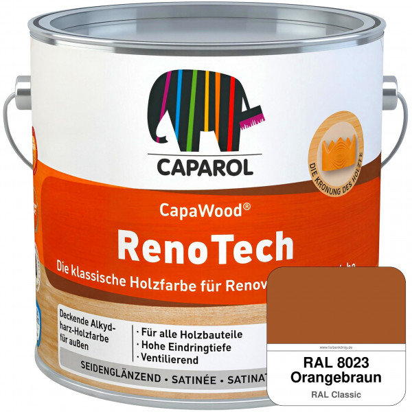 CapaWood® RenoTech (RAL 8023 Orangebraun) - ersetzt Capadur RenoTech
