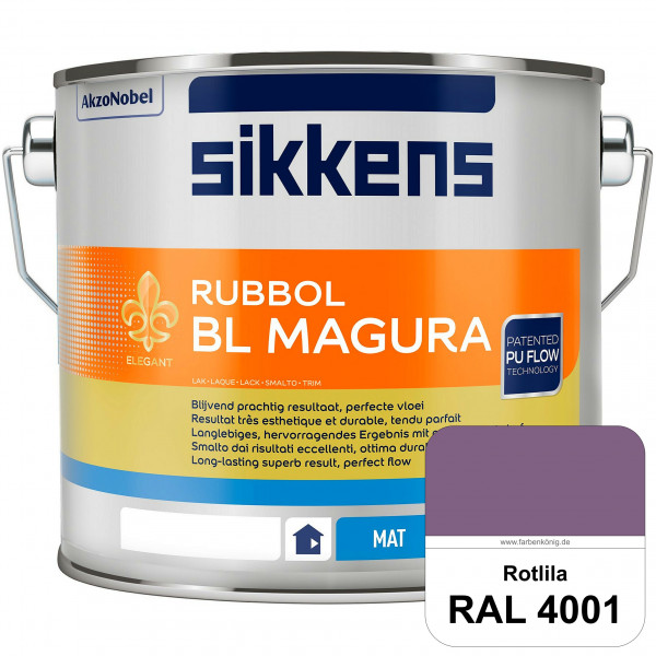 Rubbol BL Magura (RAL 4001 Rotlila) matter PU-Lack (wasserbasiert) innen & außen