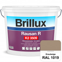 Rausan R K2 3509 (RAL 1019 Graubeige) organisch gebundener Rillenputz für dekorative & wetterbeständ