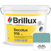 Secolux 918 TSR-Formel (RAL 6034 Pastelltürkis) für den Einsatz auf WDVS - ehemals Silicon-Fassadenf