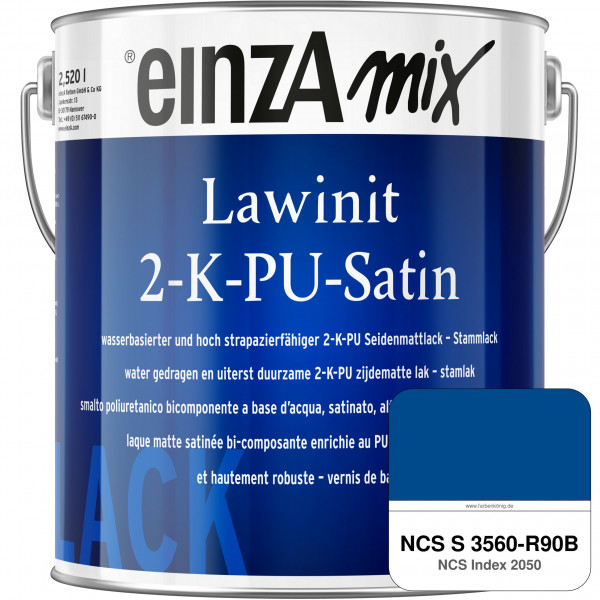 einzA Lawinit 2-K-PU Satin Stammlack (NCS S 3560-R90B)