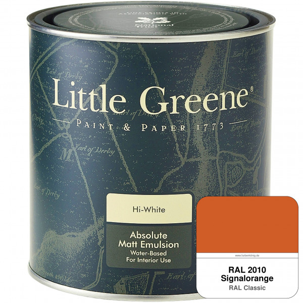Absolute Matt Emulsion - Sample Pot 250 ml (RAL 2010 Signalorange)